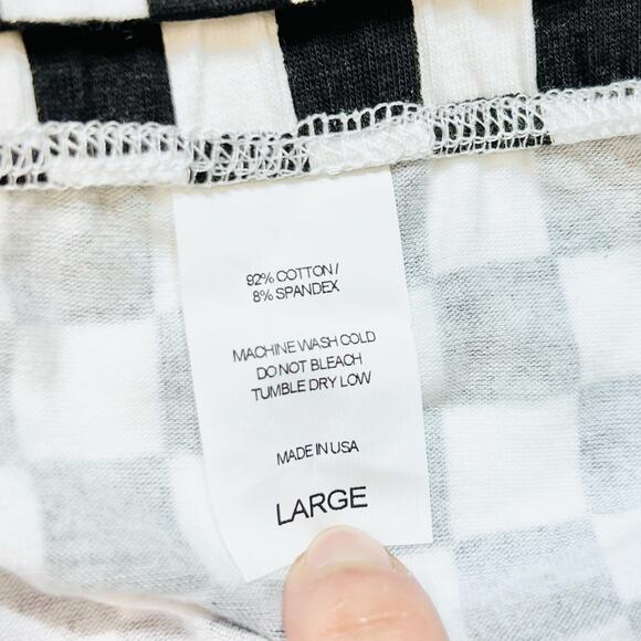 Vans Bikini Tube Top Size Large Checkered Pattern Bandeau Swimwear Strapless New - Picture 6 of 6